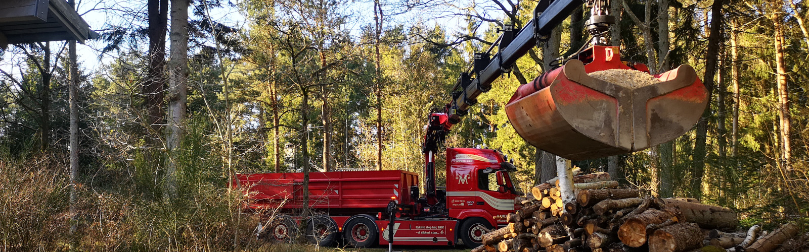 Grus levering i sommerhusområde Grus levering i sommerhusområde